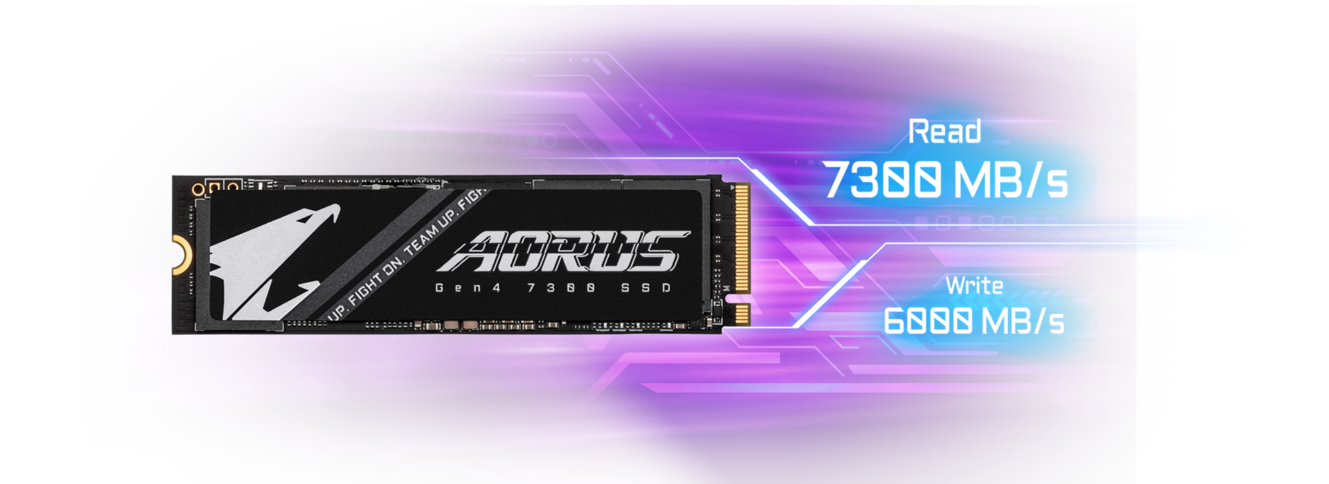 GIGABYTE AORUS Gen4 7300 SSD 1TB (w/o heat spreader) PCIe 4.0 NVMe